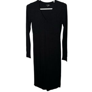 Aritzia Wilfred free black  v neck dress